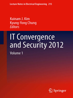 cover image of IT Convergence and Security 2012